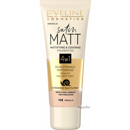 Eveline Cosmetics - SATIN MATT FOUNDATION - Matująco-kryjący