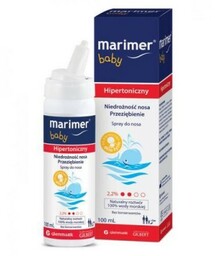 Marimer Baby Hipertoniczny roztwór wody morskiej - 100ml