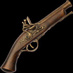 WŁOSKI ZŁOTY PISTOLET SKAŁKOWY (AG316.01)