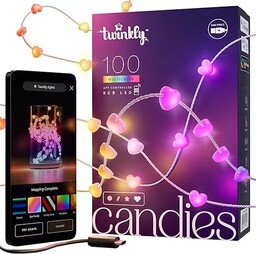 Twinkly Strings Heart 100 LED, łańcuch świetlny