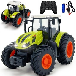 TRAKTOR CIĄGNIK ZDALNIE STEROWANY NA PILOTA RC LEDY