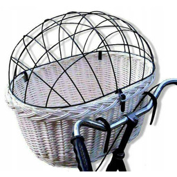 Bardzo duży Kosz Wiklinowy na Rower na Psa