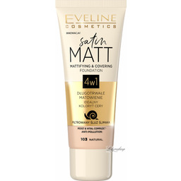 Eveline Cosmetics - SATIN MATT FOUNDATION - Matująco-kryjący