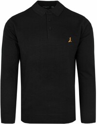 Dzianinowy Lekki Sweter w Stylu Longsleeve Polo Brave