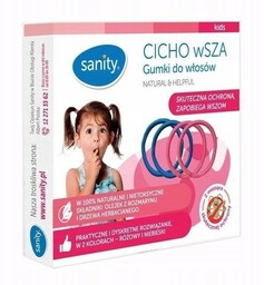 CICHO wSZA Gumki do włosów, 4 sztuki