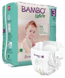 BAMBO Nature 3 (M 4-8kg) Pieluszki, 28 szt.