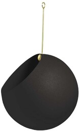 AYTM - Globe Doniczka Ø17xH28 Black/Gold