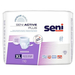 SENI ACTIVE PLUS XL, 10szt. - Elastyczne majtki