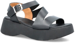Skórzane sandały na platformie - OH! MY SANDALS