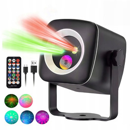 Projektor Laserowy Disco Dyskotekowy Kula Laser Lampa Rgb