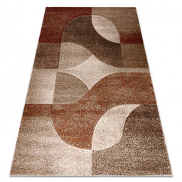 Dywan ARCANA 3893 brązowy / pomarańczowy geometryczny, nowoczesny