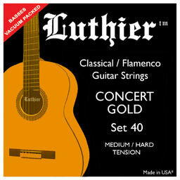 Luthier 40 Concert Gold Struny do Gitary Klasycznej