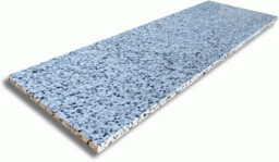 Parapet granitowy polerowany New Bianco 122x30x2 cm