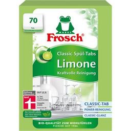FROSCH Tabletki do zmywarek Limonkowe Classic - 70