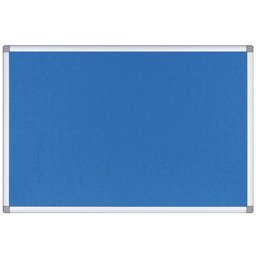 Tekstylna tablica ogłoszeń, niebieska, 1200 x 900 mm