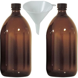 2 x brązowa butelka medyczna 1000 ml, butelka