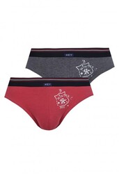 Slipy męskie (2 pack) z grafiką MPP 763