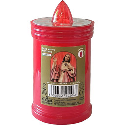 Luxi Wieczne elektryczne wiaderko ze szkła wotywnego, baterie