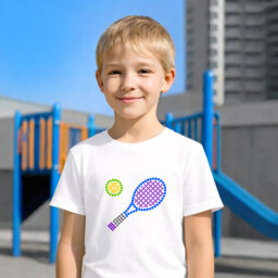 Tenis z kropek - dzień kropki - dziecięca