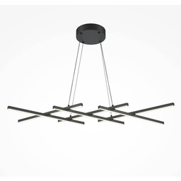 Nowoczesna lampa wisząca Halo MOD244PL-L50BK Maytoni LED 40W