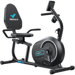 Rower treningowy poziomy MERACH MR-S08B1-EU (czarny)