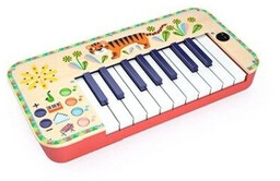 Pianinko dla dzieci tygrysek DJ06023-Djeco, instrumenty dla dzieci