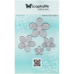 Wykrojnik do papieru - Scrapandme - Kwiatki