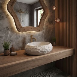 Rea Umywalka nablatowa Rea Mika Beige