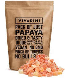 Vivarini  Papaja kandyzowana 1 kg