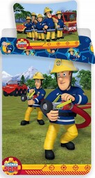 Pościel 140x200 Strażak Sam Wóz Strażacki Fireman Posciel