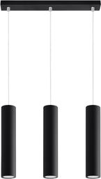 Lampa Wisząca LAGOS 3 Czarny - Sollux