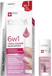 EVELINE Nail Therapy 6w1 Care & Colour skoncentrowana