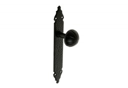 Gałka obrotowa ozdobna, drzwiowa kula, szyld długi 280x44mm