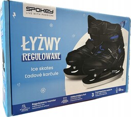 Spokey Łyżwy Regulowane r. 39-42 3 stopniowe zapięcie