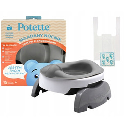 Nocnik Potette Plus 3w1 Składany Turystyczny Nakładka
