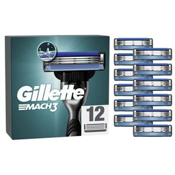 GILLETTE Ostrza do golarki Mach3 (12 sztuk)