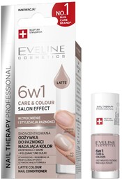 EVELINE Nail Therapy 6w1 Care & Colour skoncentrowana
