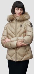 BLAUER Alicia Beżowa kurtka damska Short Jackets