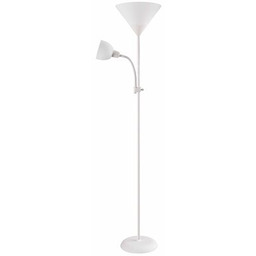 Lampa podłogowa Kama E27 biały