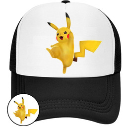 CZAPKA Z DASZKIEM POKEMON PIKACHU DLA DZIECI SIATKA