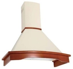 TOFLESZ Okap przyścienny 90cm RUSTICAL RODEO ecru, drewno