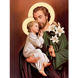 Plakat Religijny Święty Józef