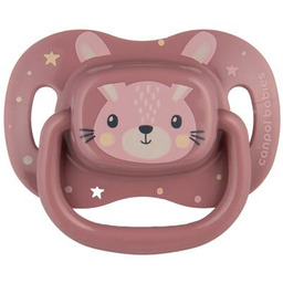 CANPOL BABIES Smoczek uspokajający silikonowy 18m+ symetryczny CUTE
