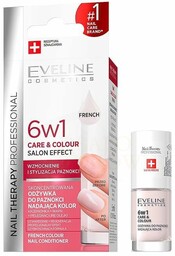 Eveline Nail Therapy Lakier odżywka 6w1 Care &