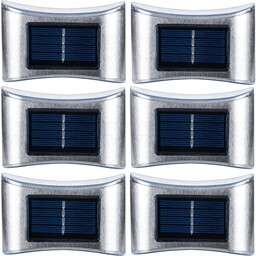 6x Metalowa Lampa Led Ozdobny Kinkiet Solarny Zewnętrzny