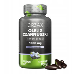 ORZAX Olej z nasion czarnuszki 1000mg 60 kap