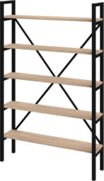 Regał MEDIUM-LAM na książki LOFT 160 x 60-100