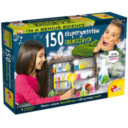 Zestaw kreatywny Lisciani I-m a Genius 150 eksperymentów