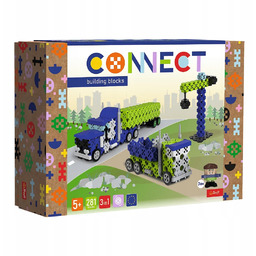 Klocki Connect Ciężarówka Teren budowy L Trefl 293x211