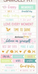 NALEPKA NAKLEJKI do scrapbookingu ...;